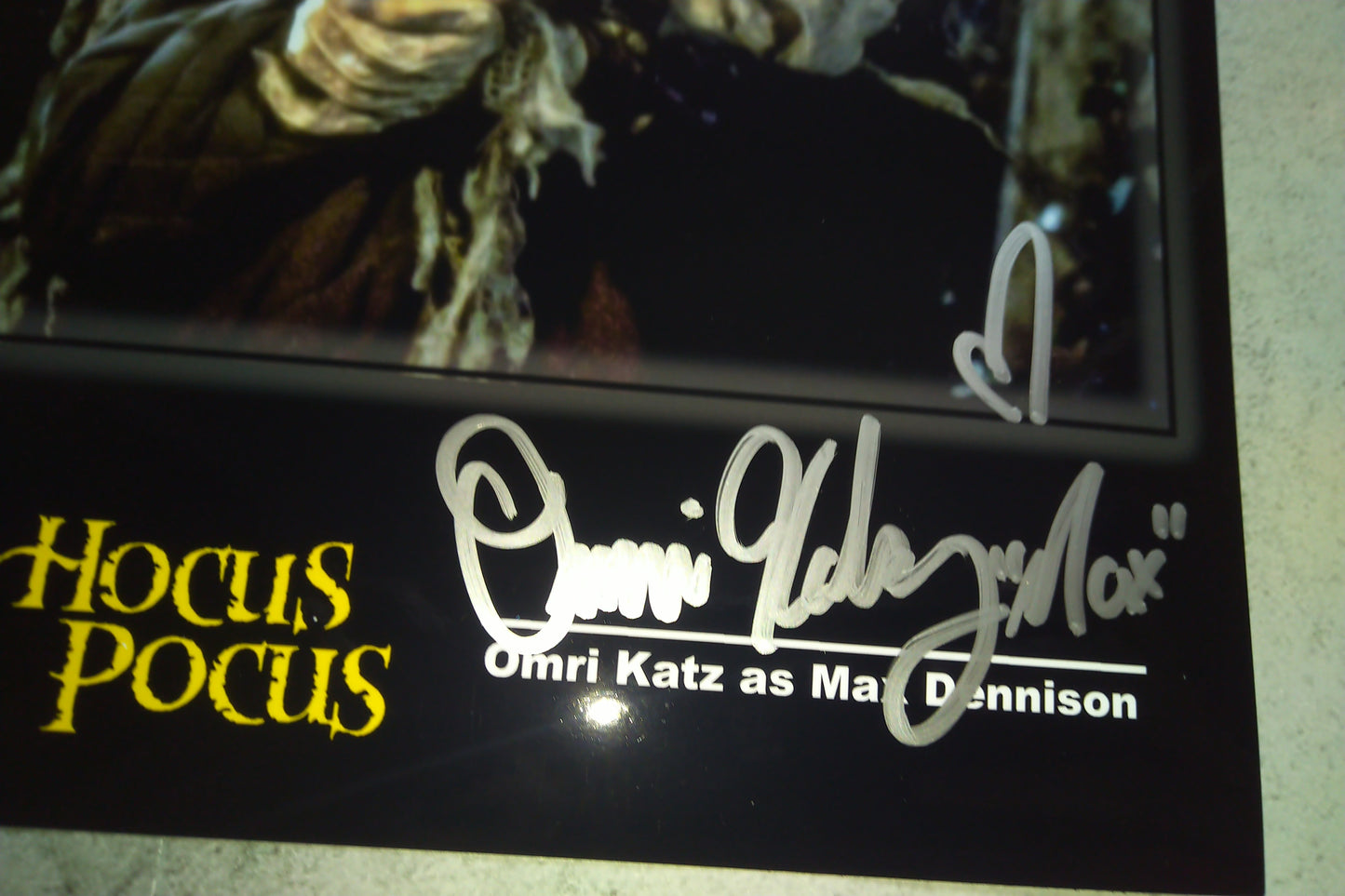Omri Katz & Doug Jones Hand Signed Autograph 8x10 Photo COA Hocus Pocus