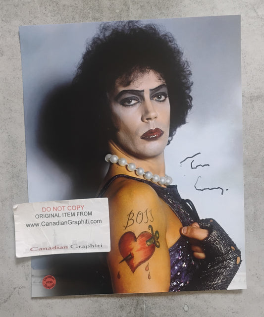 Tim Curry Hand Signed Autograph Photo COA Rocky Horror Picture Show