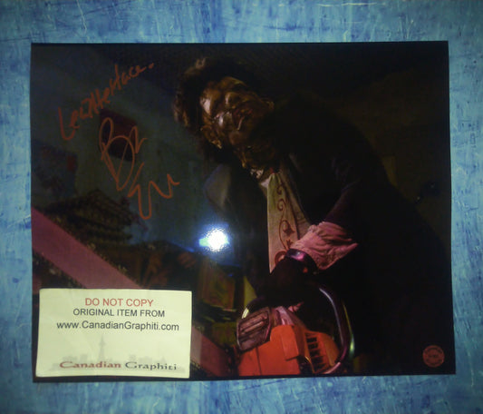 Bob Elmore Hand Signed Autograph 8x10 Photo COA Texas Chainsaw Massacre