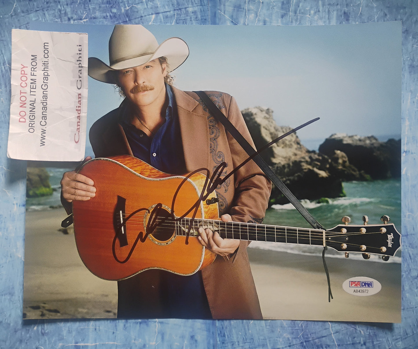 Alan Jackson Hand Signed Autograph 8x10 Photo PSA COA