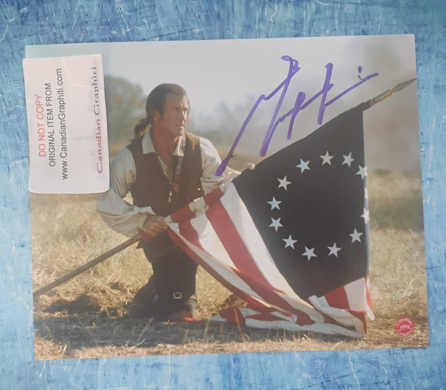 Mel Gibson Hand Signed Autograph 8x10 Photo OPix COA The Patriot