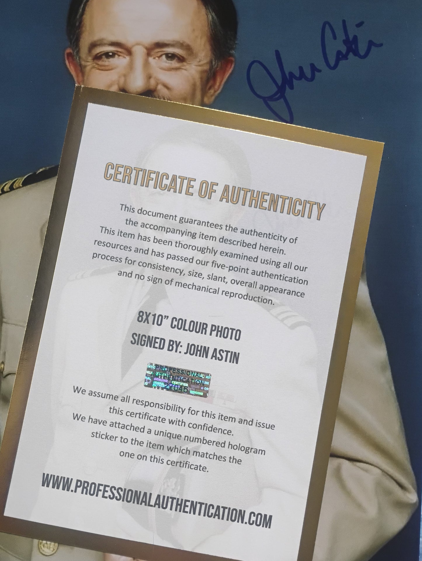 John Astin Hand Signed Autograph 8x10 Photo COA Operation Petticoat