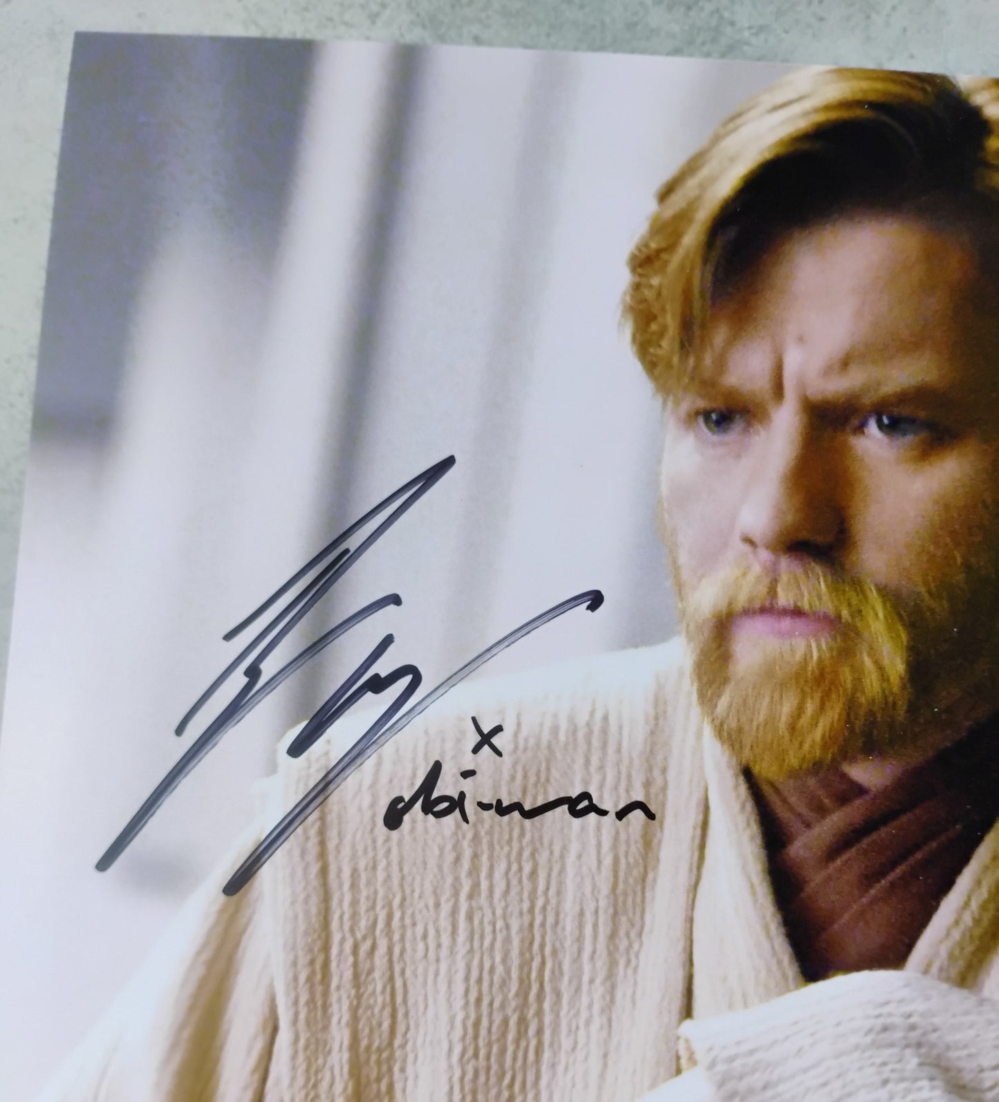 Ewan McGregor Hand Signed Autograph 8x10 Photo COA Star Wars