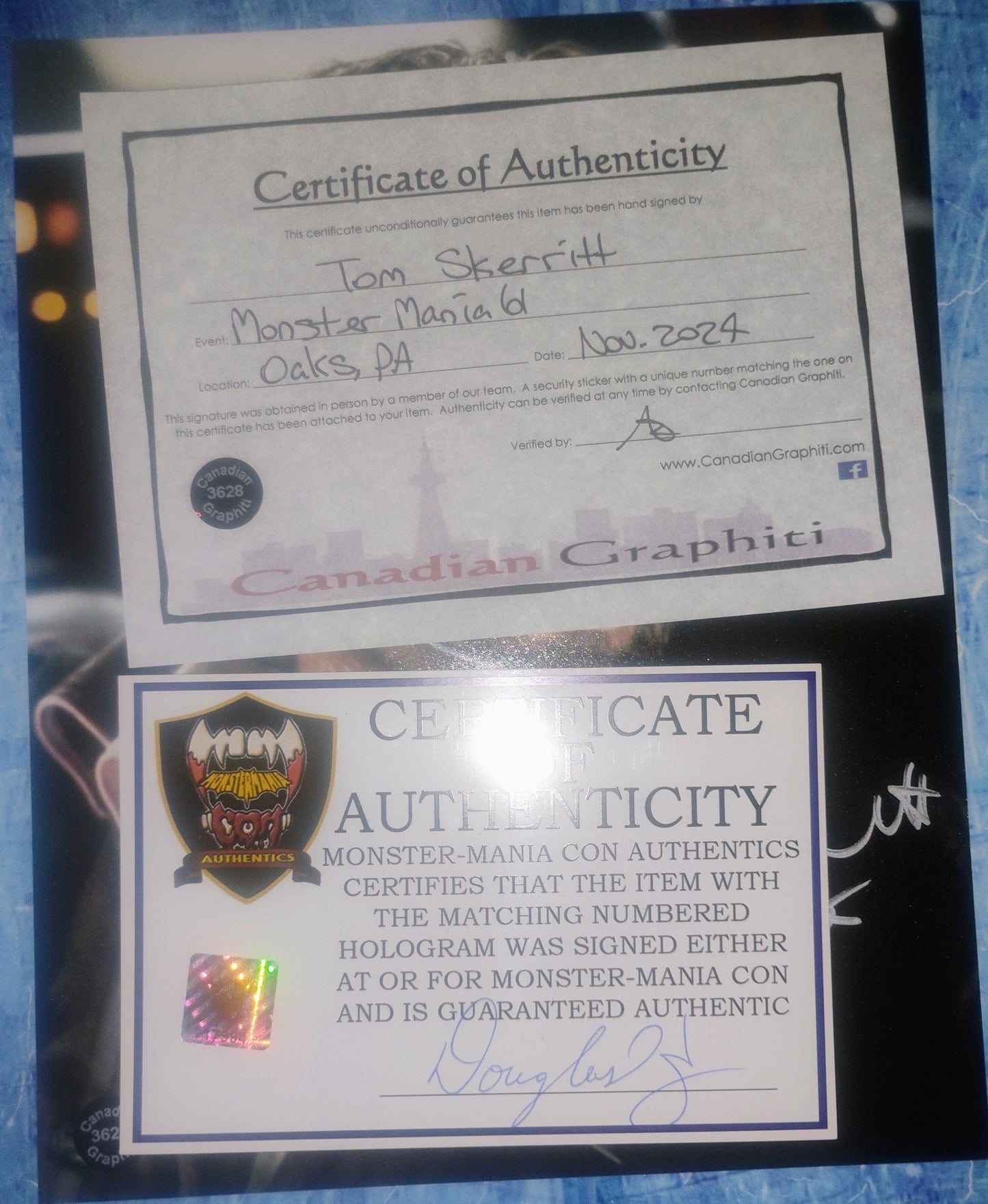 Tom Skerritt Hand Signed Autograph 8x10 Photo COA Alien