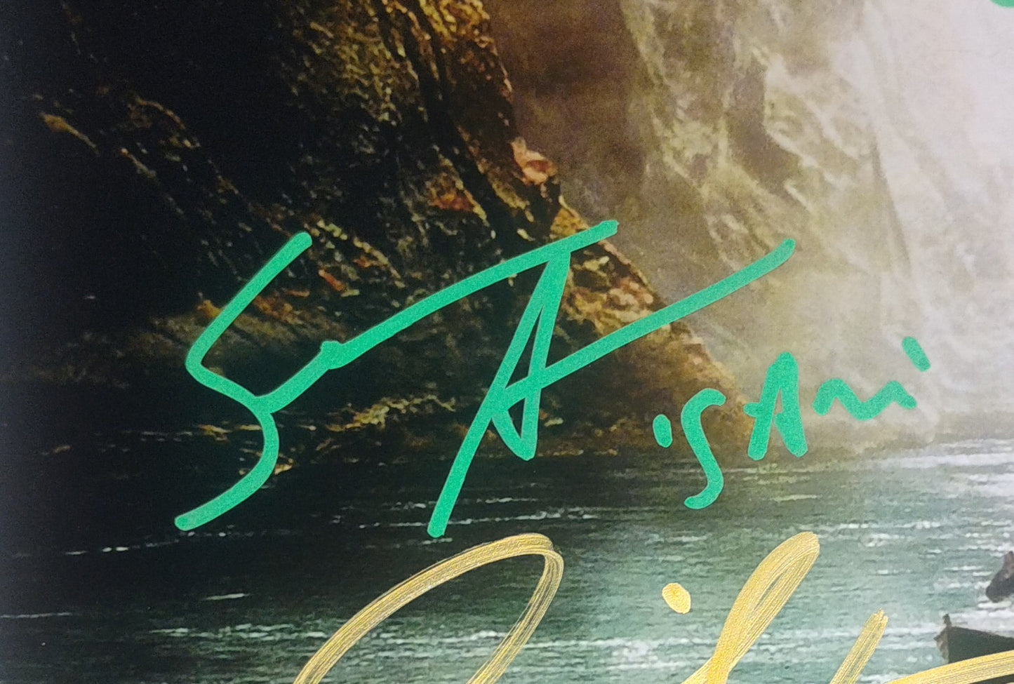 Lord Of The Rings 9x Hand Signed Autograph Poster COA