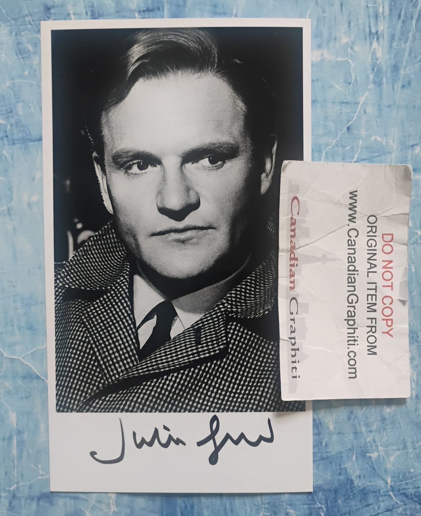 Julian Glover Hand Signed Autograph Photo COA
