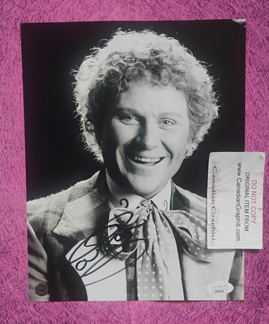 Colin Baker Hand Signed Autograph 8x10 Photo JSA COA Doctor Who