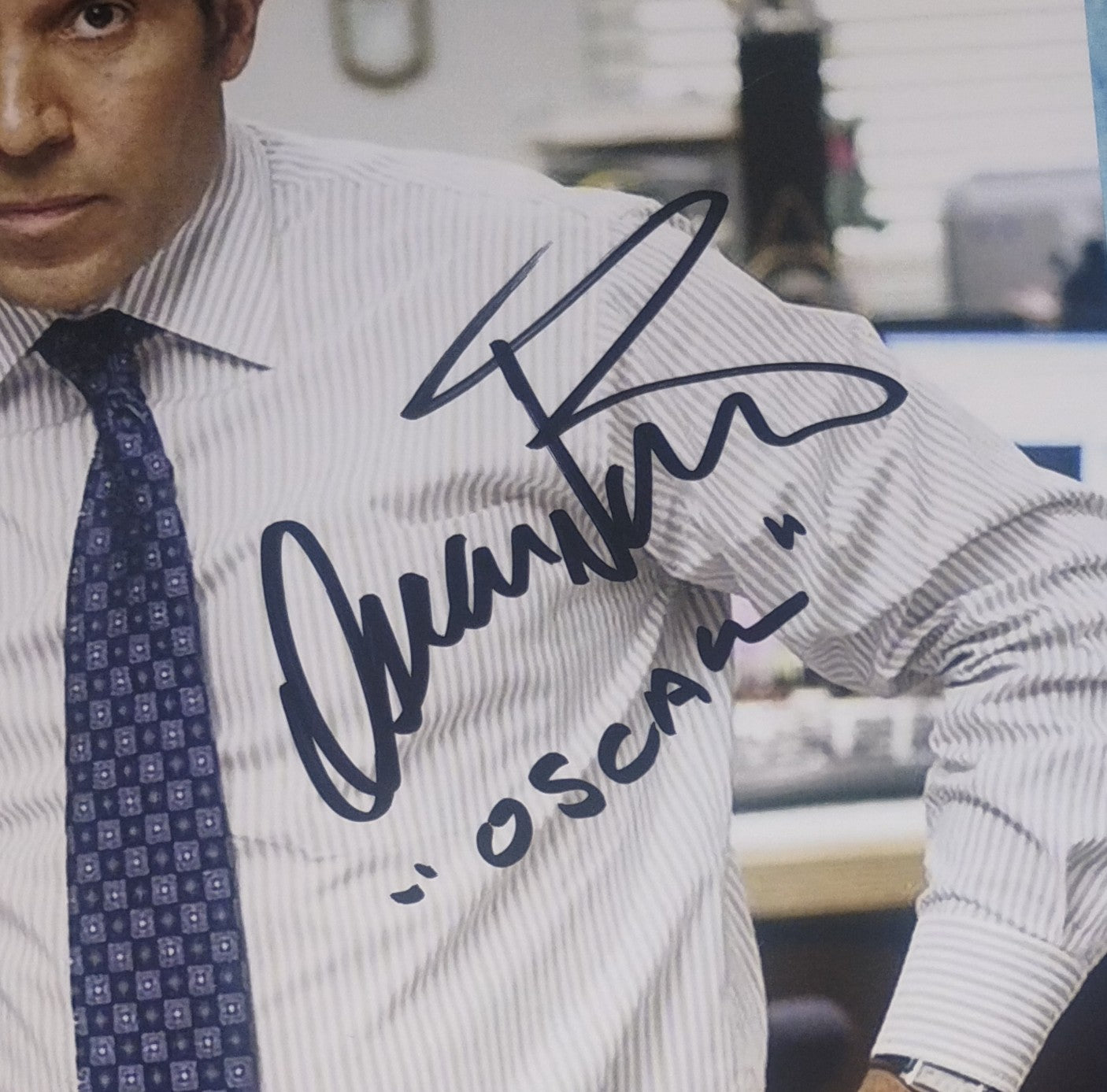 Creed Bratton, Kate Flannery & Oscar Nunez Hand Signed Autograph 8x10 Photo COA The Office
