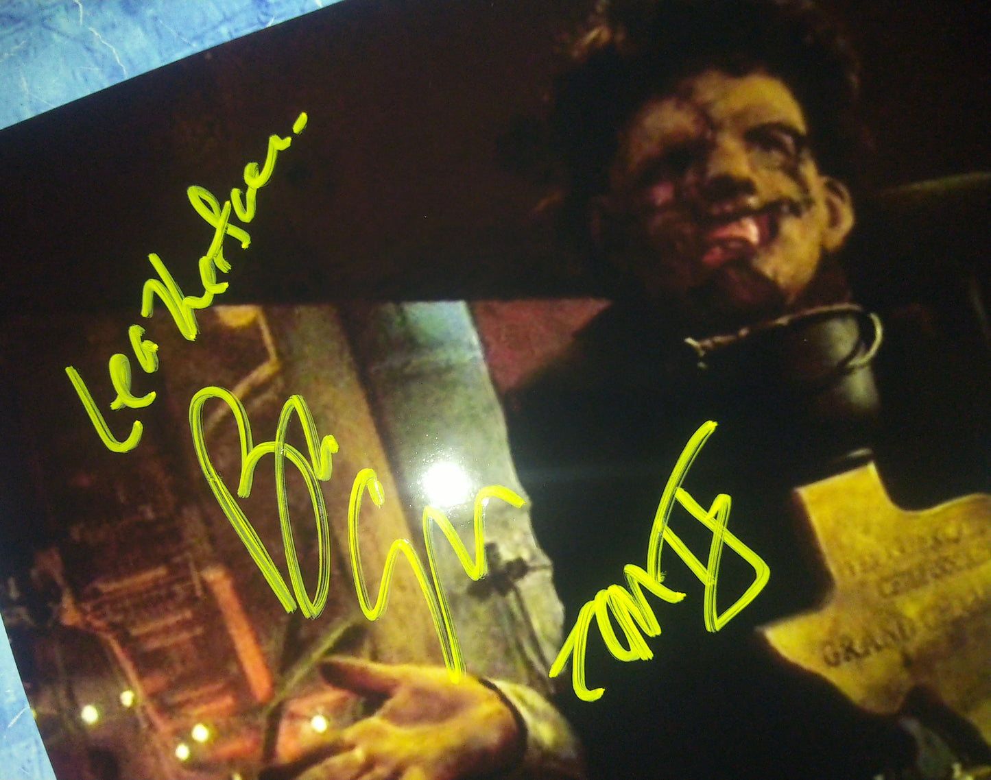 Bob Elmore Hand Signed Autograph 8x10 Photo COA Texas Chainsaw Massacre