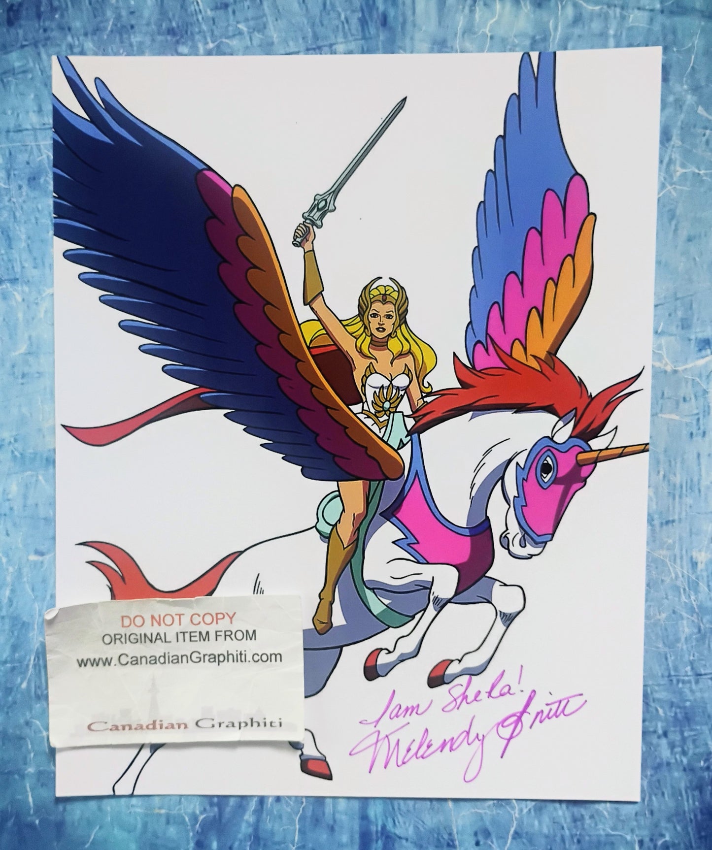 Melendy Britt Hand Signed Autograph 8x10 Photo COA She-ra