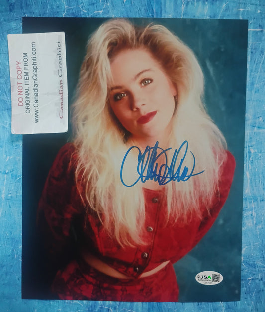 Christina Applegate Hand Signed Autograph 8x10 Photo JSA COA Married With Children