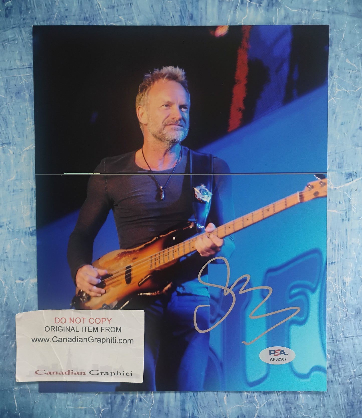 Sting Hand Signed Autograph 8x10 Photo PSA COA The Police