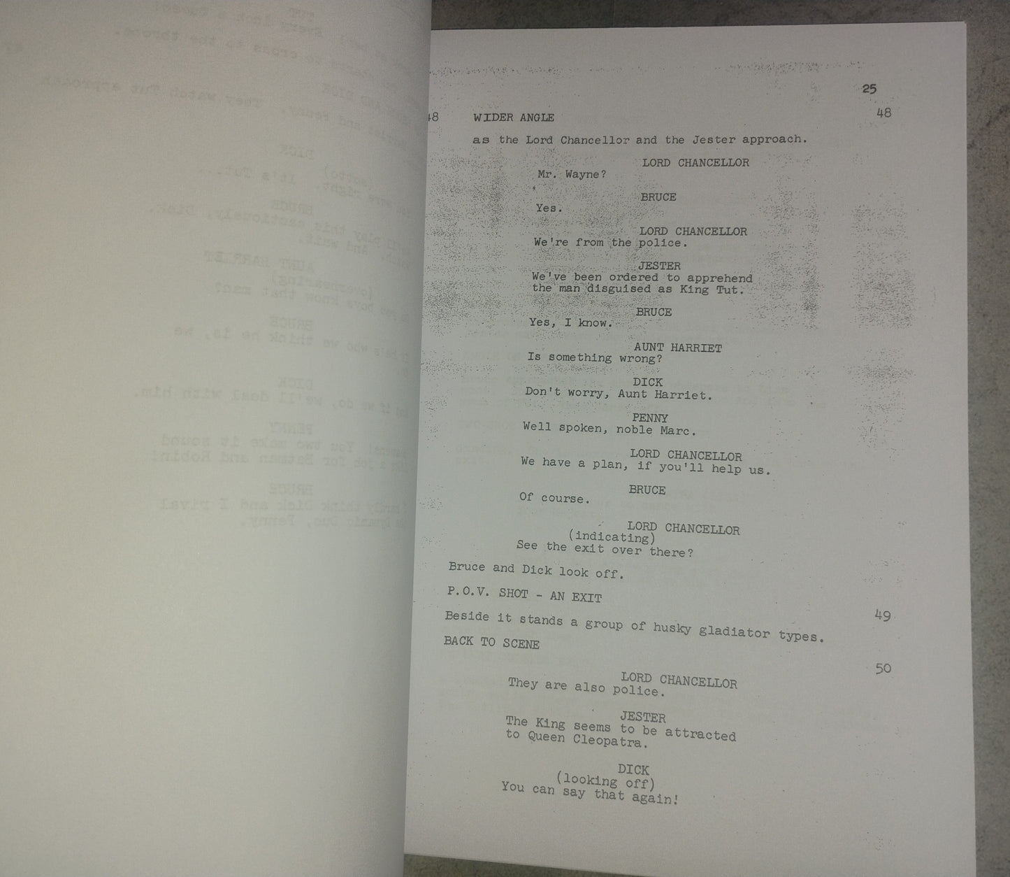 Lee Meriwether Hand Signed Autograph Batman Script COA