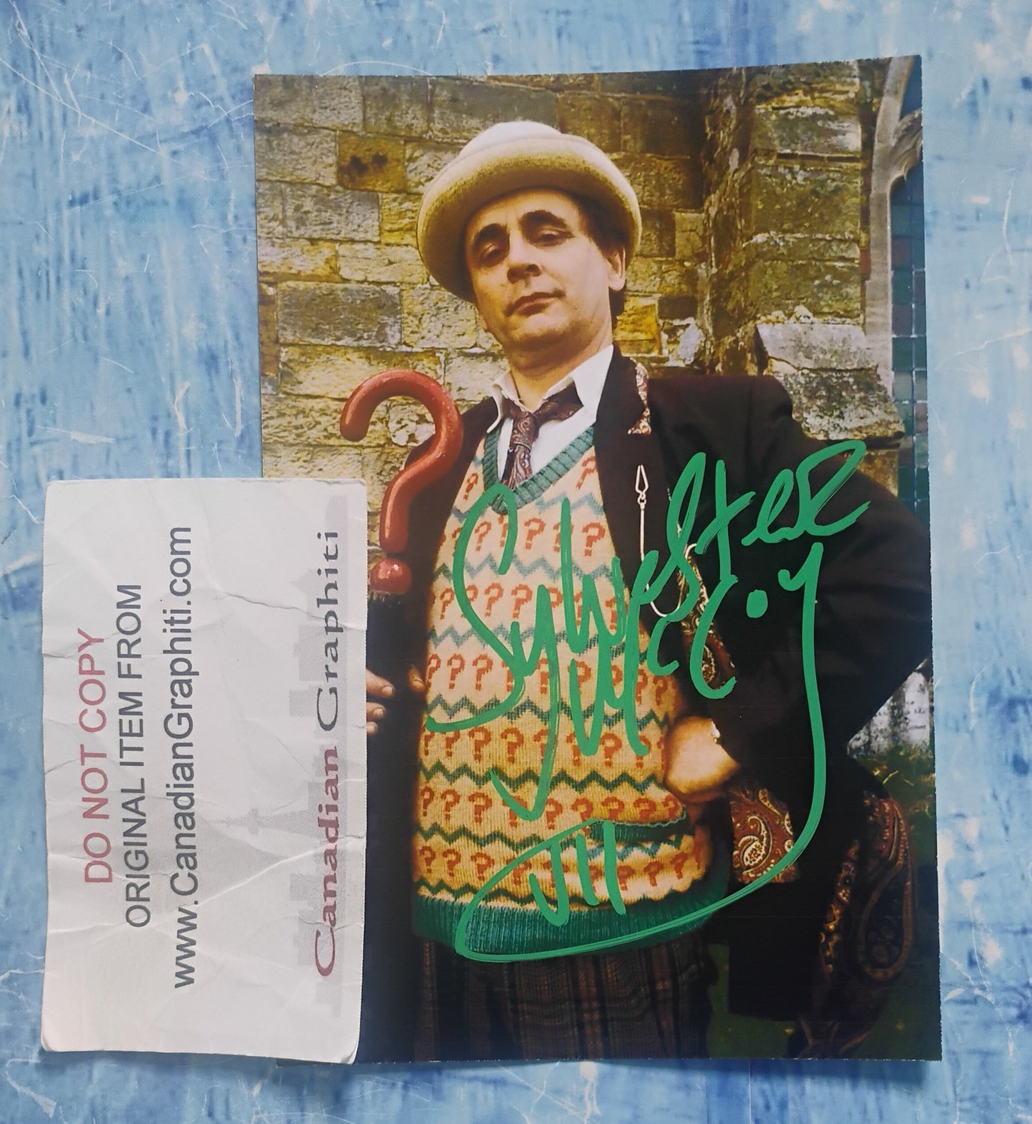 Sylvester McCoy Hand Signed Autograph Photo COA Doctor Who