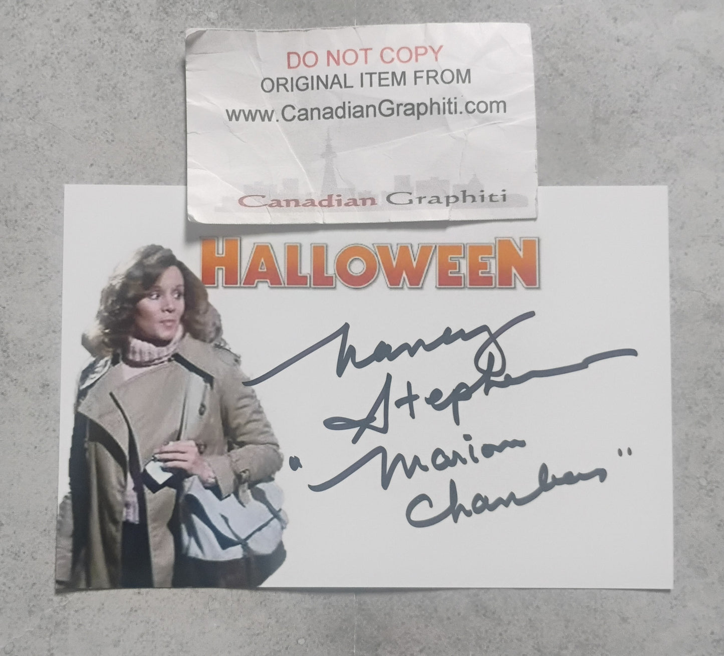 Nancy Stephens Hand Signed Autograph Photo COA Halloween