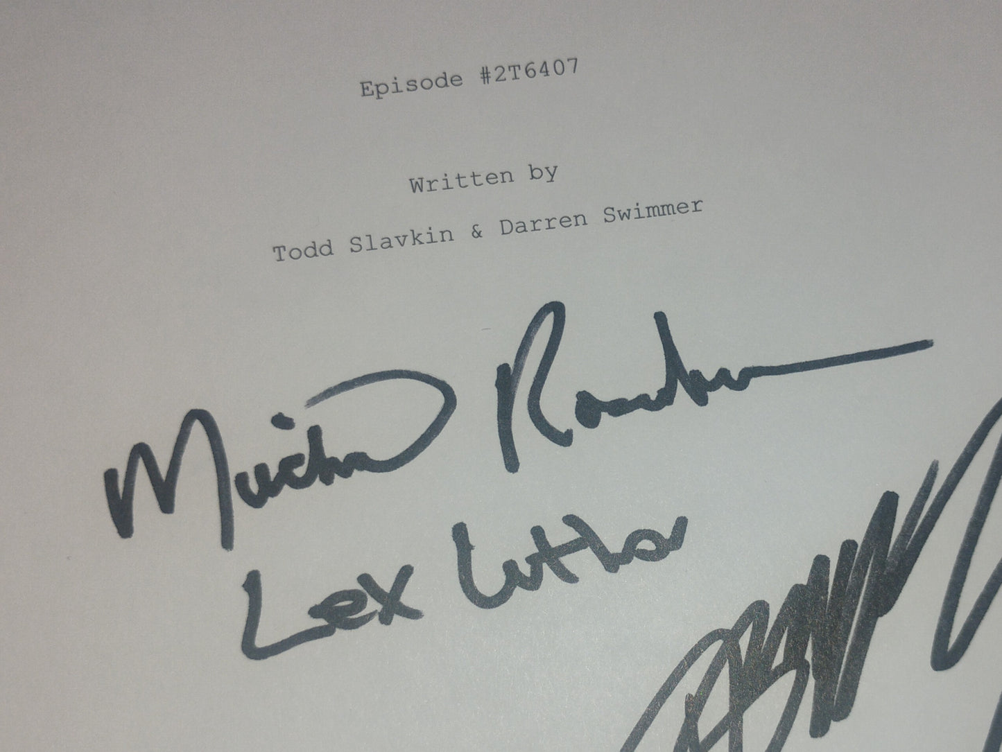 Smallville 4x Cast Hand Signed Autograph OPix COA