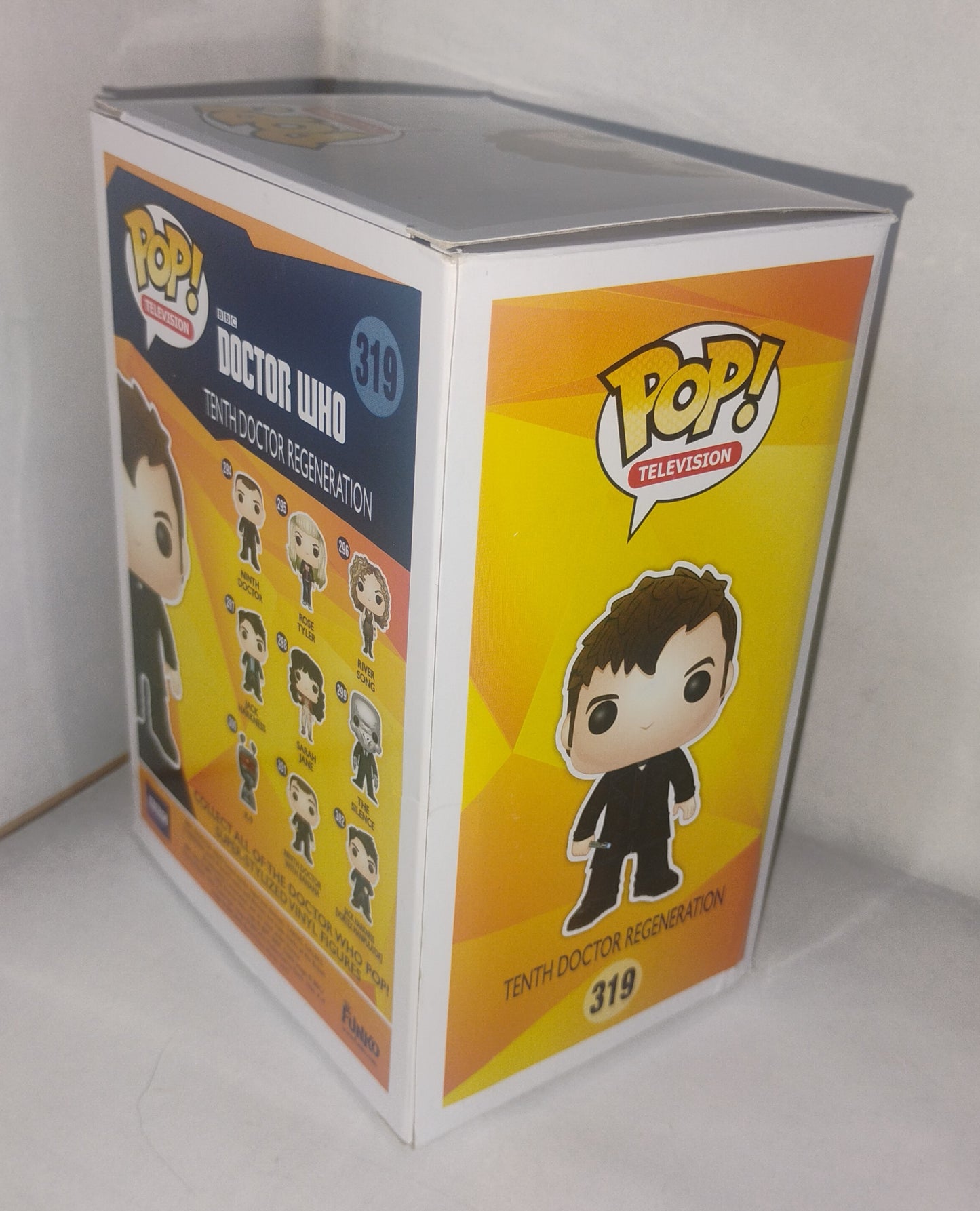 David Tennant Hand Signed Autograph Doctor Who Funko Pop COA