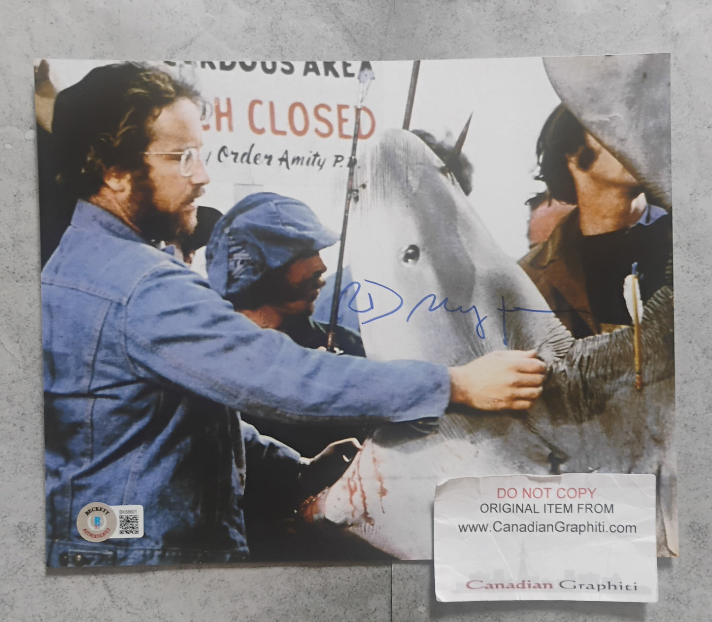 Richard Dreyfuss Hand Signed Autograph 8x10 Photo BAS COA Jaws