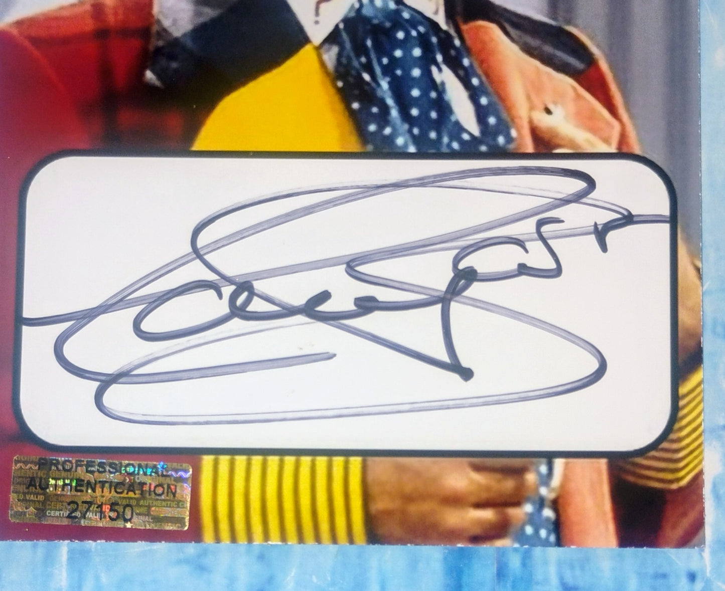 Colin Baker Hand Signed Autograph Photo COA Doctor Who