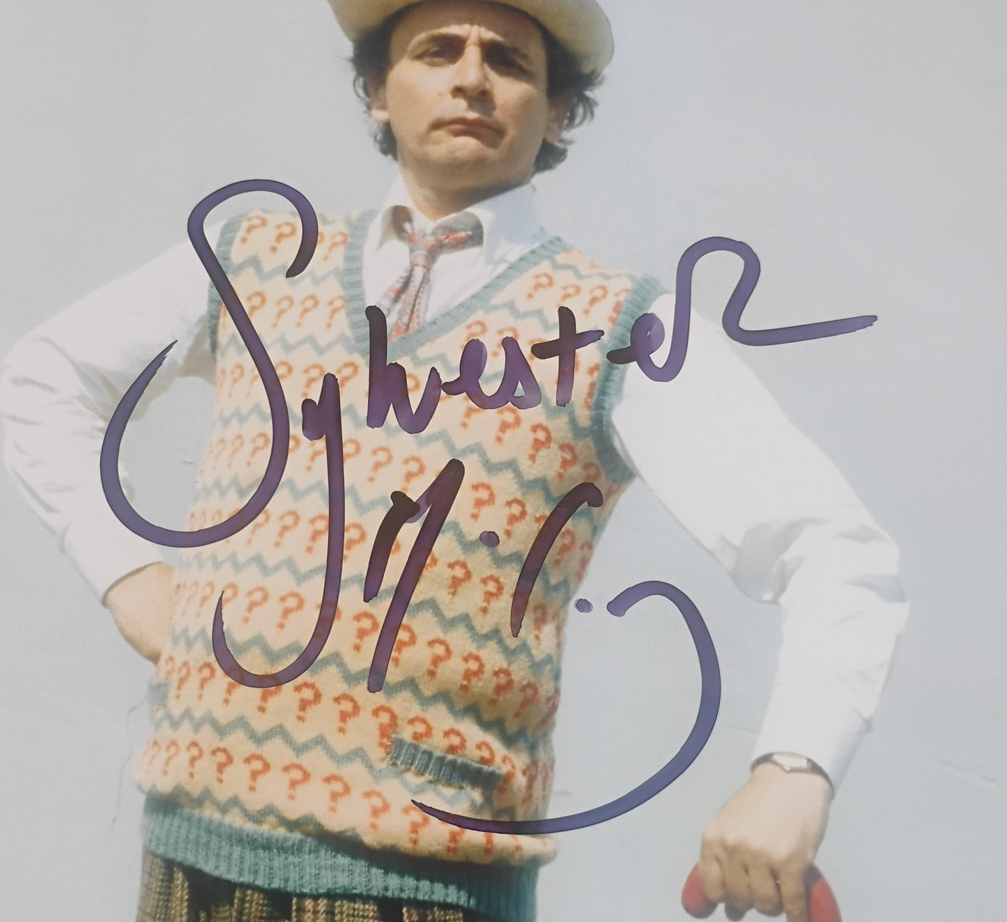 Sylvester McCoy Hand Signed Autograph 8x10 Photo JSA COA Doctor Who