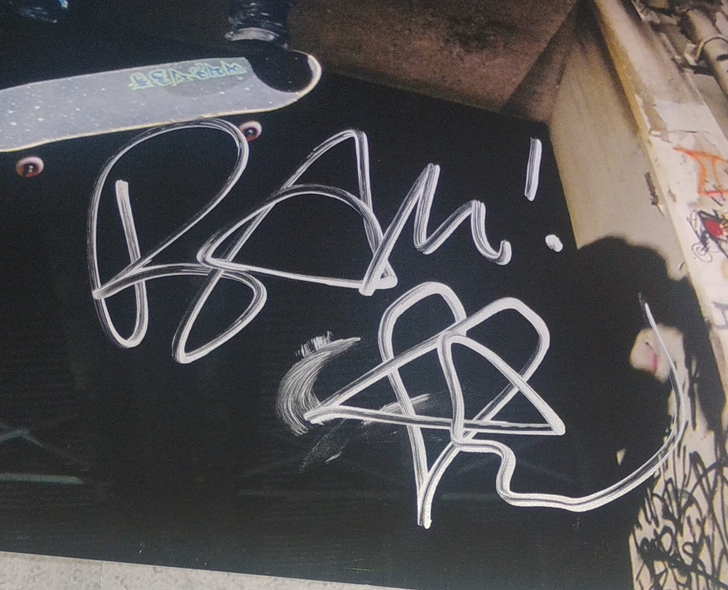 Bam Margera Hand Signed Autograph 8x10 Photo JSA COA Jackass