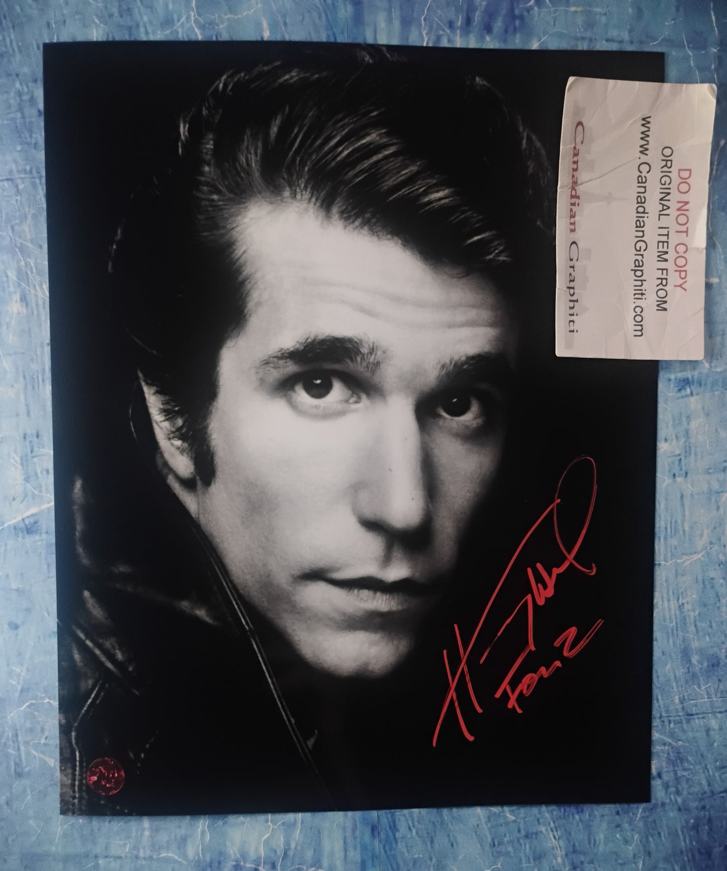 Henry Winkler Hand Signed Autograph 8x10 Photo COA Happy Days