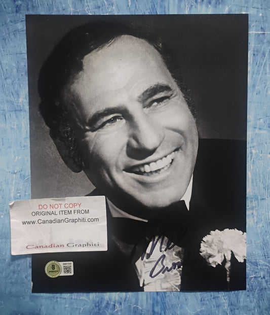 Mel Brooks Hand Signed Autograph 8x10 Photo BAS COA