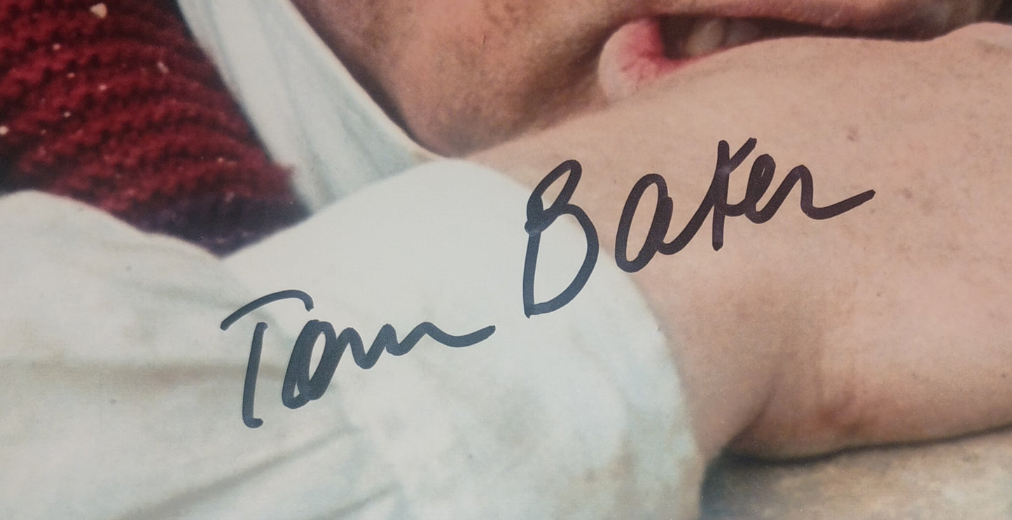 Tom Baker Hand Signed Autograph 8x10 Photo JSA COA Doctor Who