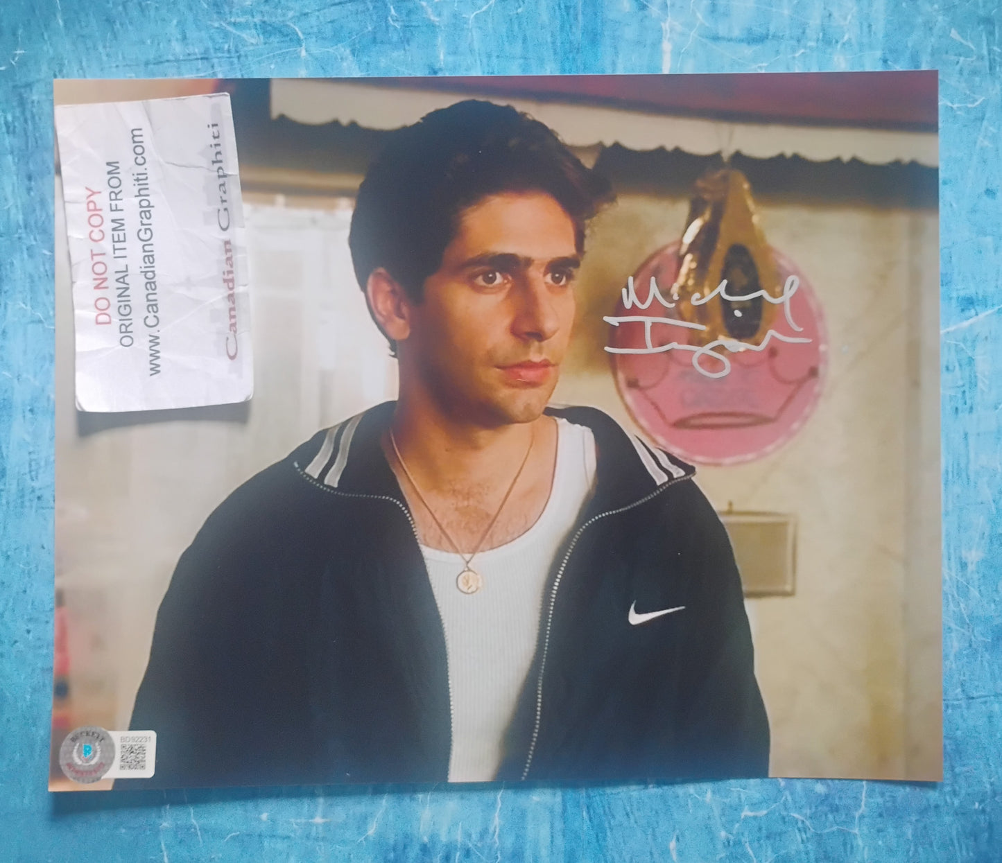 Michael Imperioli Hand Signed Autograph 8x10 Photo BAS COA