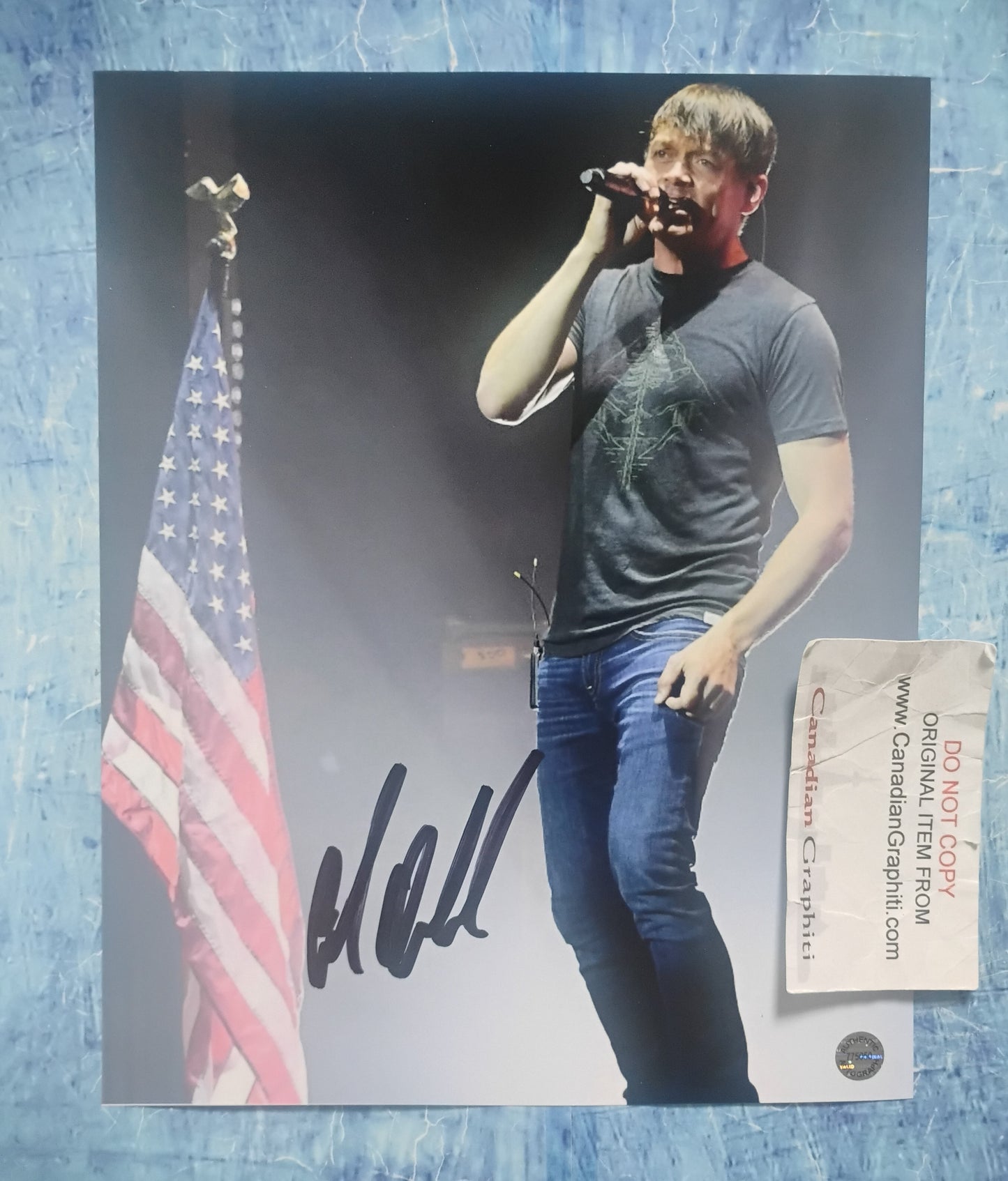 Brad Arnold Hand Signed Autograph 8x10 Photo COA 3 Doors Down