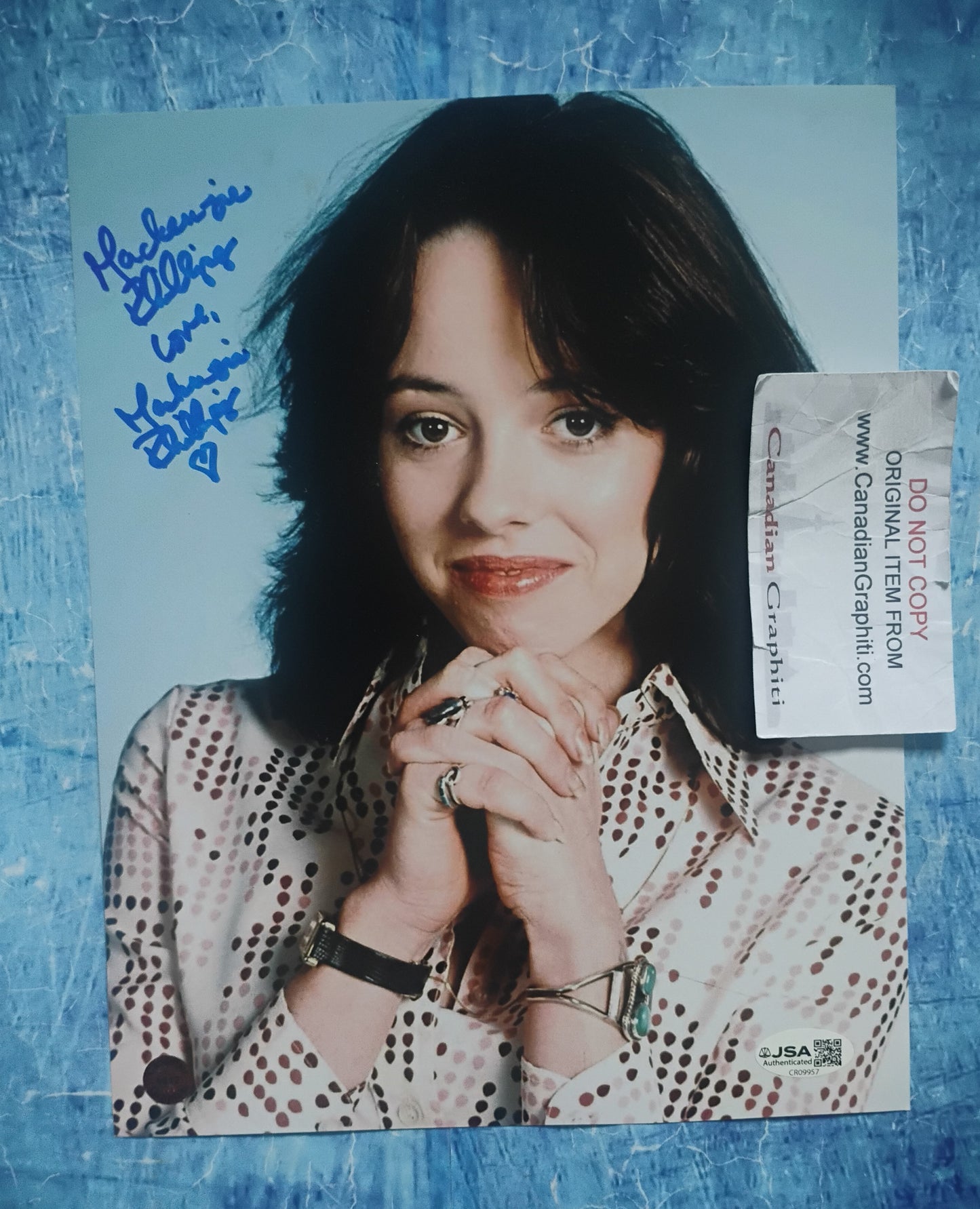 Mackenzie Phillips Hand Signed Autograph 8x10 Photo JSA COA