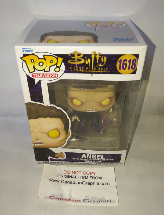 David Boreanaz Hand Signed Autograph Angel Funko Pop COA + OPix Buffy The Vampire Slayer