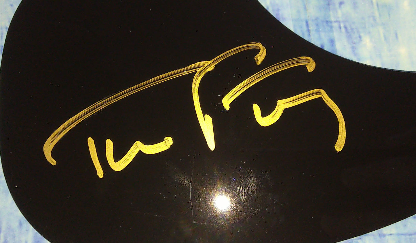 Tom Petty Hand Signed Autograph Guitar Pick Guard COA