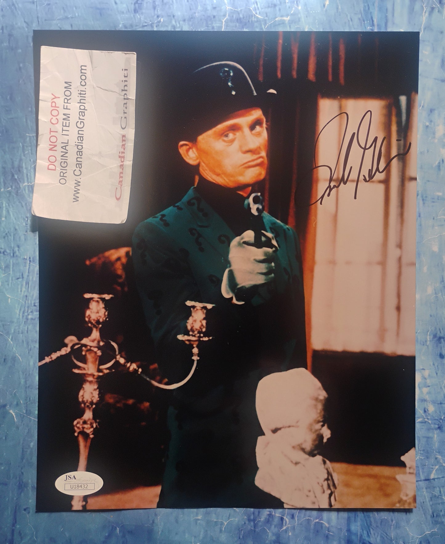 Frank Gorshin Hand Signed Autograph 8x10 Photo JSA COA The Riddler