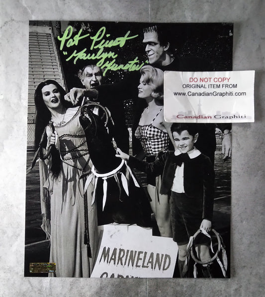 Pat Priest Hand Signed Autograph 8x10 Photo COA The Munsters