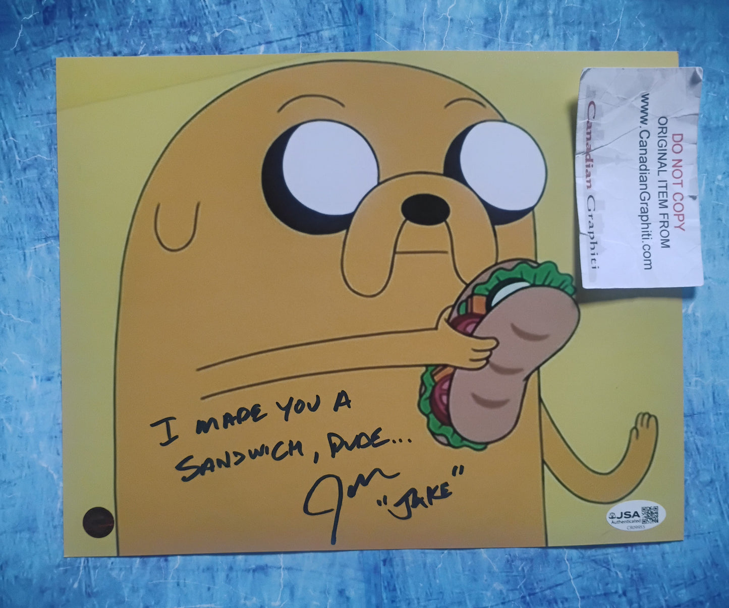 John DiMaggio Hand Signed Autograph 8x10 Photo JSA COA Adventure Time