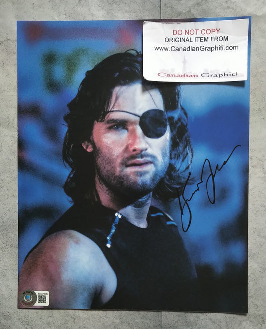 Kurt Russell Hand Signed Autograph 8x10 Photo BAS COA