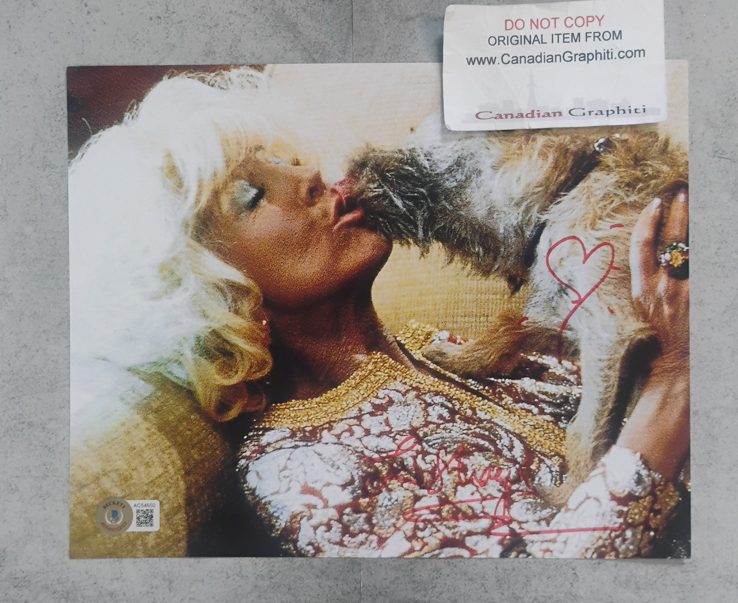 Lin Shaye Hand Signed Autograph 8x10 Photo BAS COA
