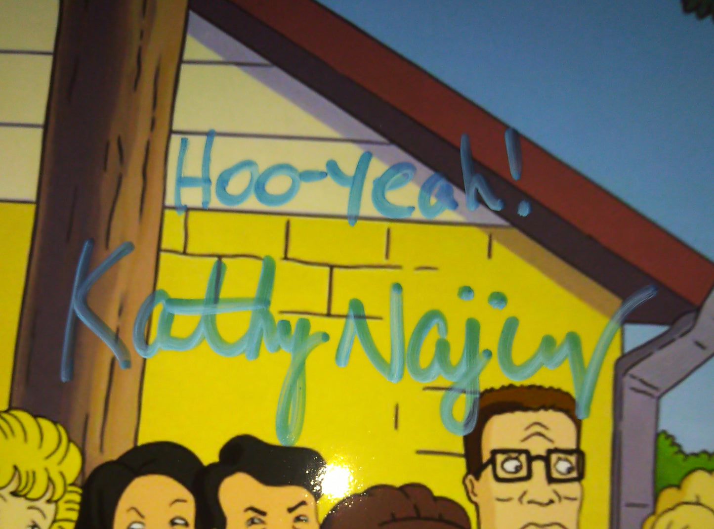 Kathy Najimy & Jonathan Joss Hand Signed Autograph 8x10 Photo COA King Of The Hill