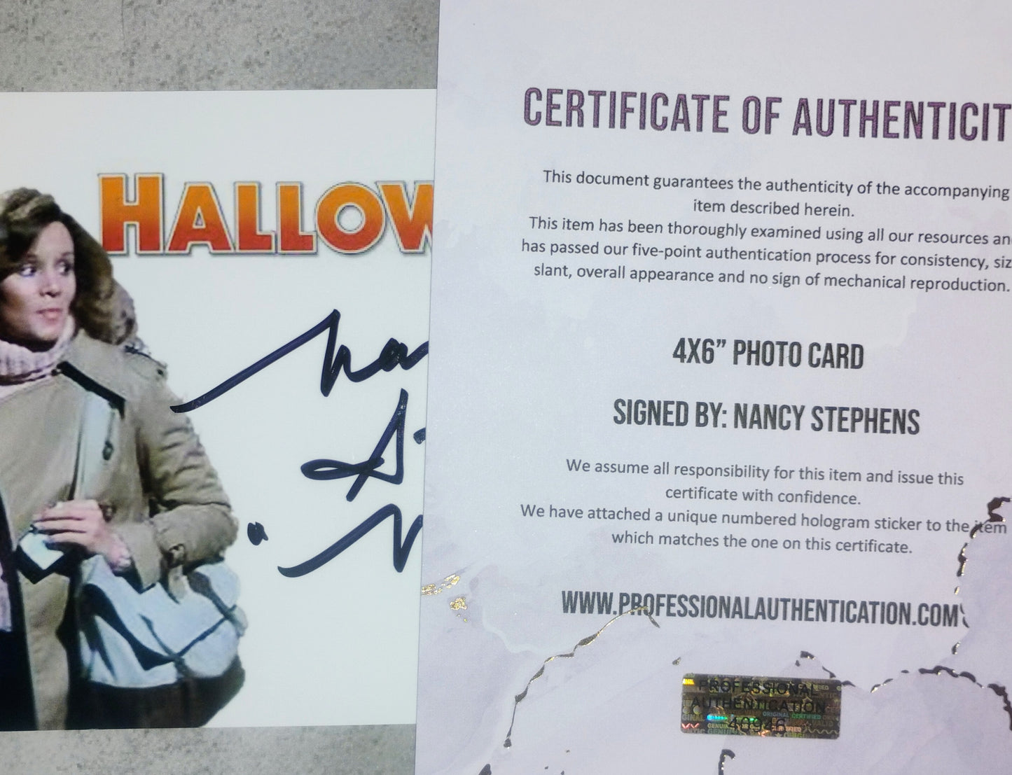 Nancy Stephens Hand Signed Autograph Photo COA Halloween