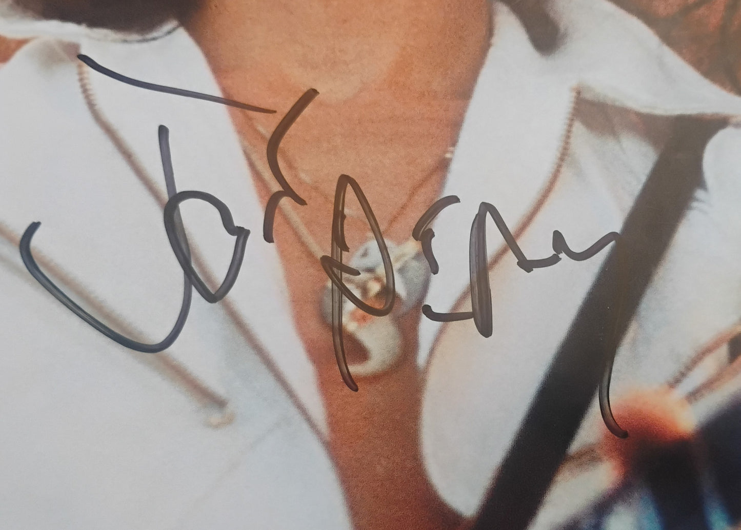 Joe Perry & Steven Tyler Hand Signed Autograph 8x10 Photo COA Aerosmith