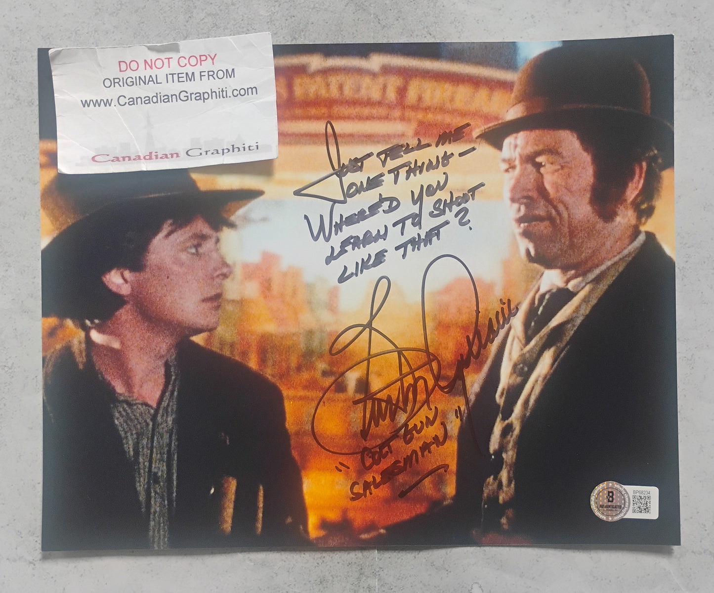 Burton Gilliam Hand Signed Autograph 8x10 Photo BAS COA Back To The Future