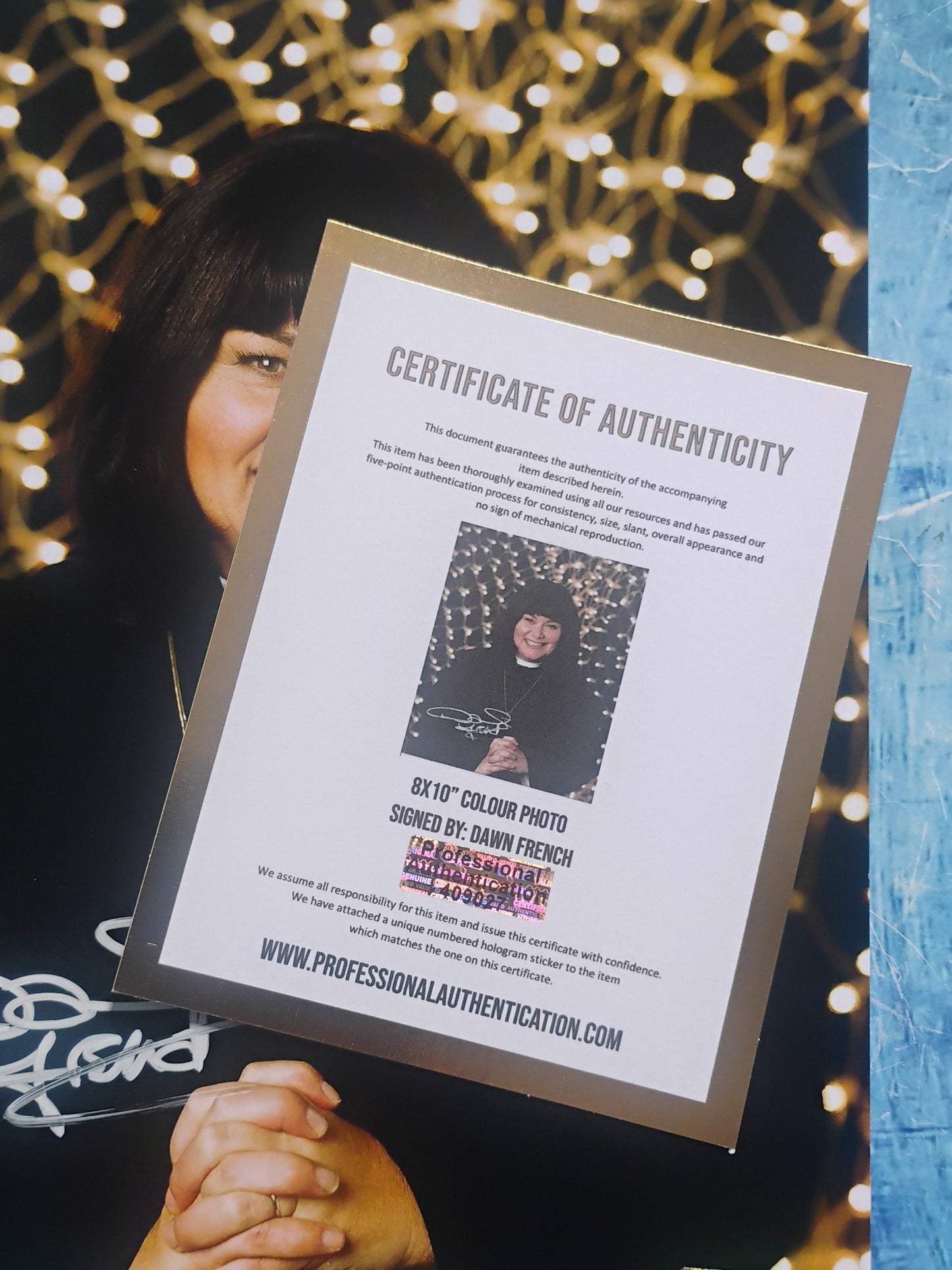 Dawn French Hand Signed Autograph 8x10 Photo COA