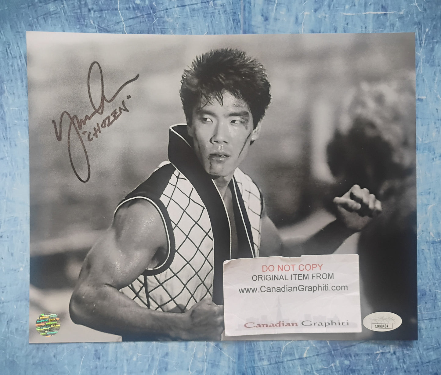 Yuji Okumoto Hand Signed Autograph 8x10 Photo JSA COA Karate Kid