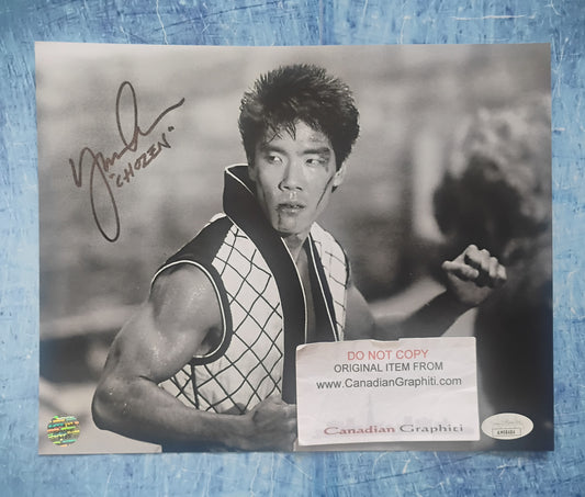 Yuji Okumoto Hand Signed Autograph 8x10 Photo JSA COA Karate Kid