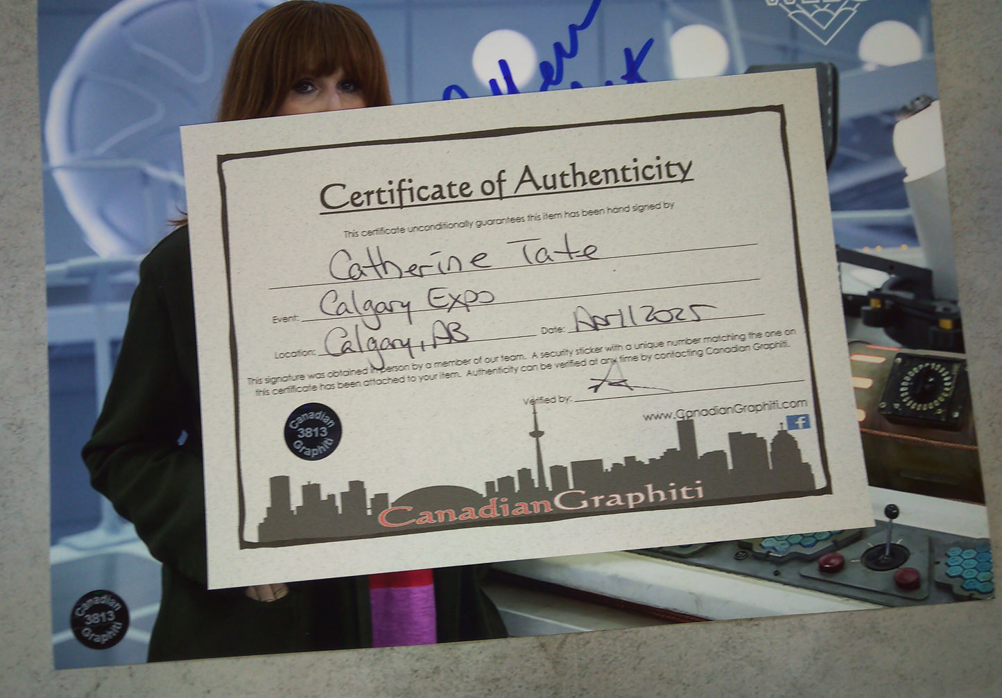 Catherine Tate Hand Signed Autograph 8x10 Photo COA Doctor Who