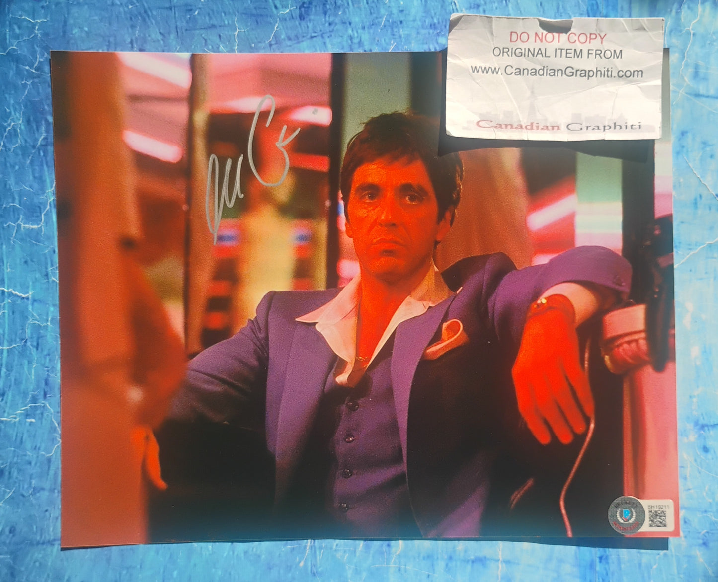 Al Pacino Hand Signed Autograph 8x10 Photo BAS COA Scarface