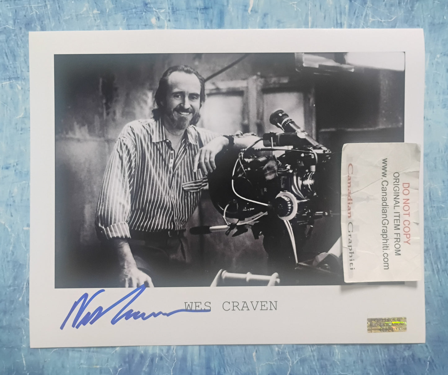 Wes Craven Hand Signed Autograph 8x10 Photo COA