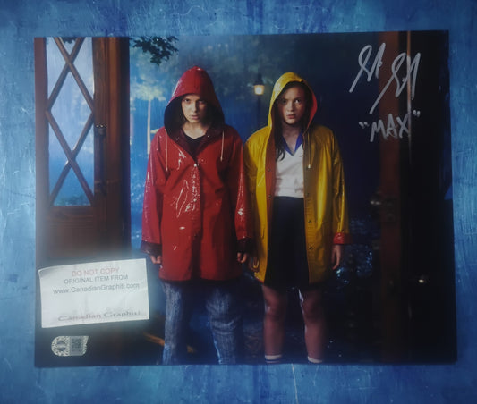 Sadie Sink Hand Signed Autograph 11x14 Photo SWAU COA Stranger Things