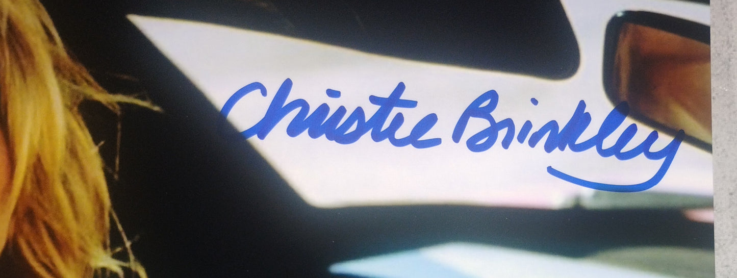 Christie Brinkley Hand Signed Autograph 8x10 Photo JSA COA